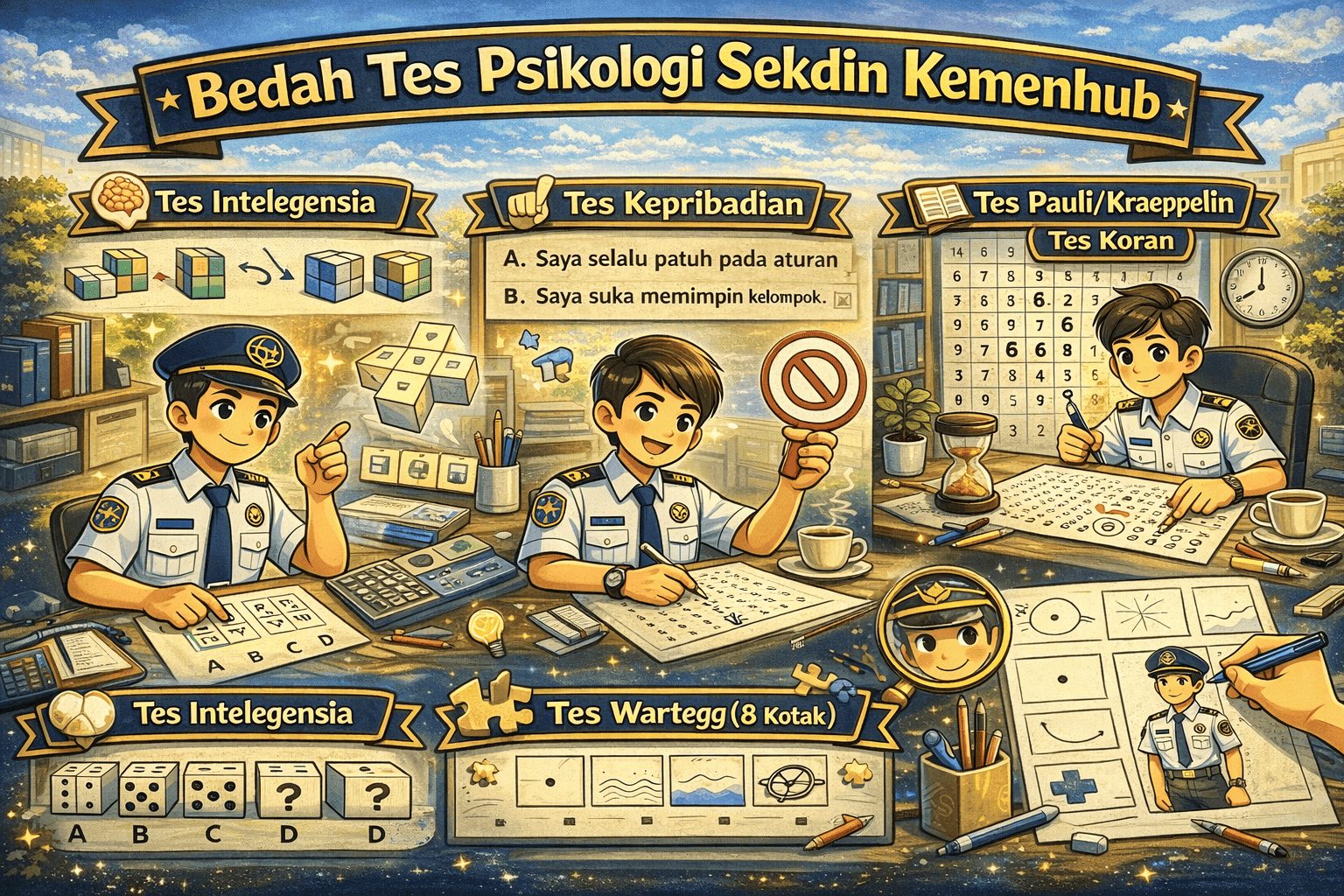 Tes Psikolog Sekdin Kemenhub